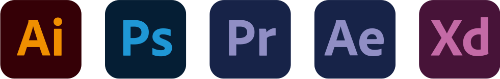 Adobe Illustrator Photoshop Premiere Pro After Effects XD